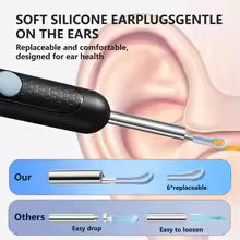 Visual Ear Cleaner with Camera Ear Wax Removal Tool and 6 Ear Spoons Earwax Removal Ears Care