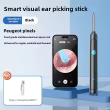 Visual Ear Cleaner with Camera Ear Wax Removal Tool and 6 Ear Spoons Earwax Removal Ears Care