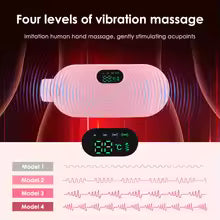 Electric Heating Pad Menstrual Cramp Massager Belt Women Period Care Hot Compress Device Vibration Abdominal Ulter Warmer Belt