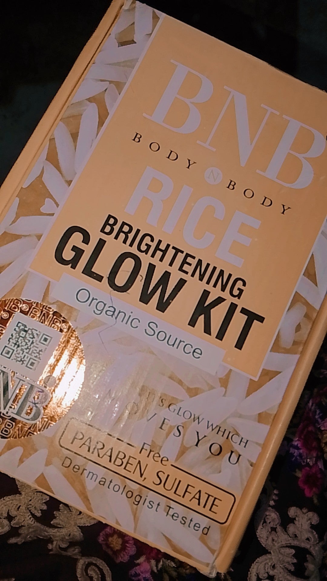 3 in 1 Brightening Glow Kit Rice Scrub Face Wash + Mask
